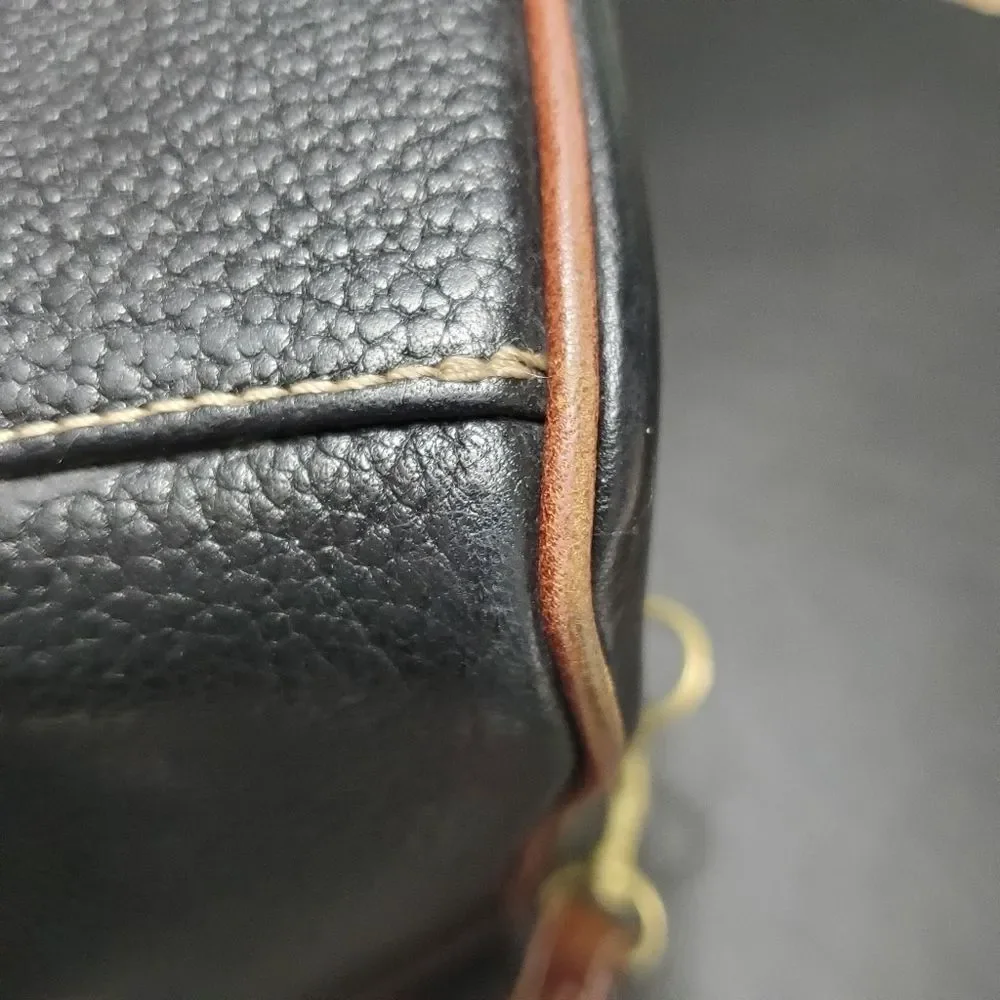 Liz Claiborne black & brown leather purse